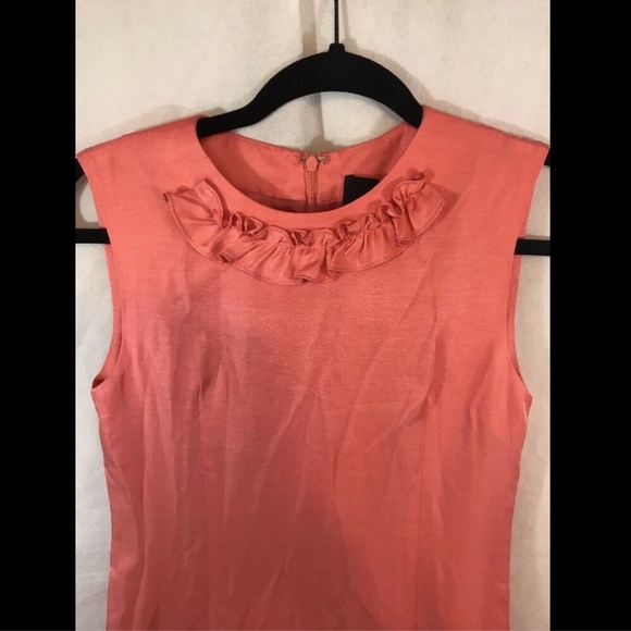 NWT $620 J Koo Sleeveless Ruffle Dress in Pink [Size: XS ]‎ - Picture 4 of 8